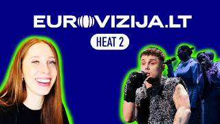 LET'S REACT TO EUROVIZIJA.LT HEAT 2 FINALISTS //ATIKIN & VILNIUS VOICES (LITHUANIA EUROVISION 2026)