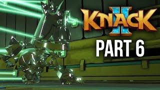 KNACK 2 Walkthrough Part 6 - METAL & STEALTH (PS4 Pro 60fps Gameplay)