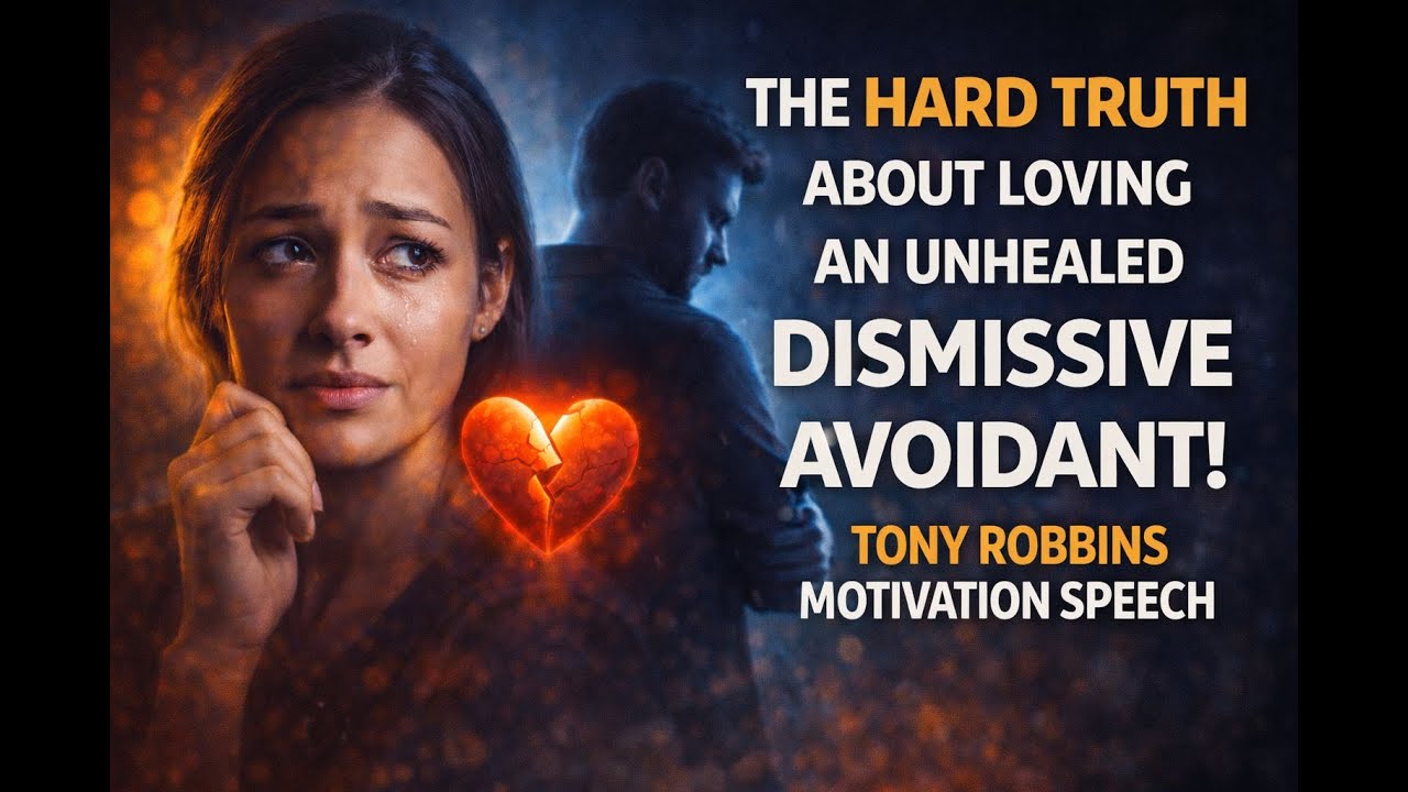 THE HARD TRUTH ABOUT LOVING AN UNHEALED DISMISSIVE AVOIDANT 💔 | Tony Robbins Motivational Speech