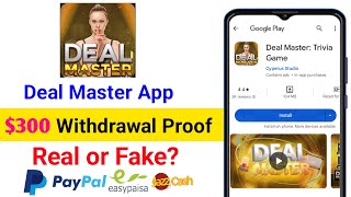 Deal Master: Trivia Game | Deal Master Withdrawal Proof | Deal Master App Real or Fake screenshot 5