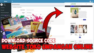 Download Source Code Website Toko Undangan Online Gratis