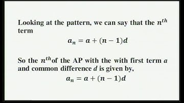 Live Interaction : Arithmetic Progressions Part - I                                Class : X