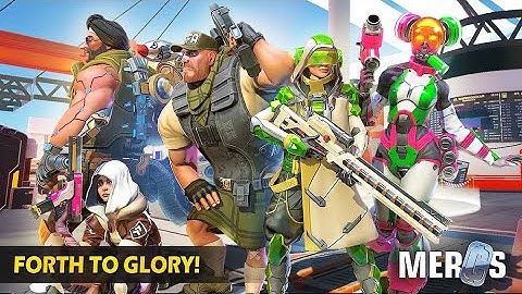 MERCS - Cyber strike arena. Multiplayer shooter Android Gameplay