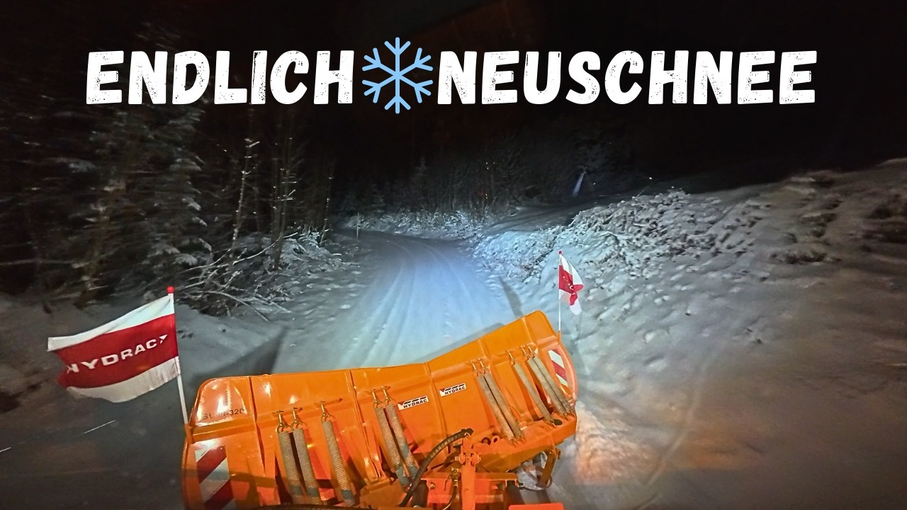 ❄️Neuschnee am 03.01.26❄️Schneeräumung | Winterdienst in den Zillertaler Alpen