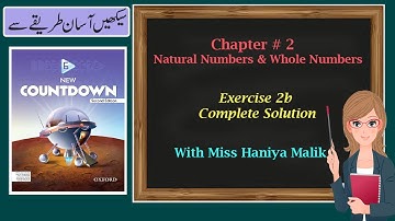 Exercise 2b II New Countdown 2nd Edition II class 6 II in urdu