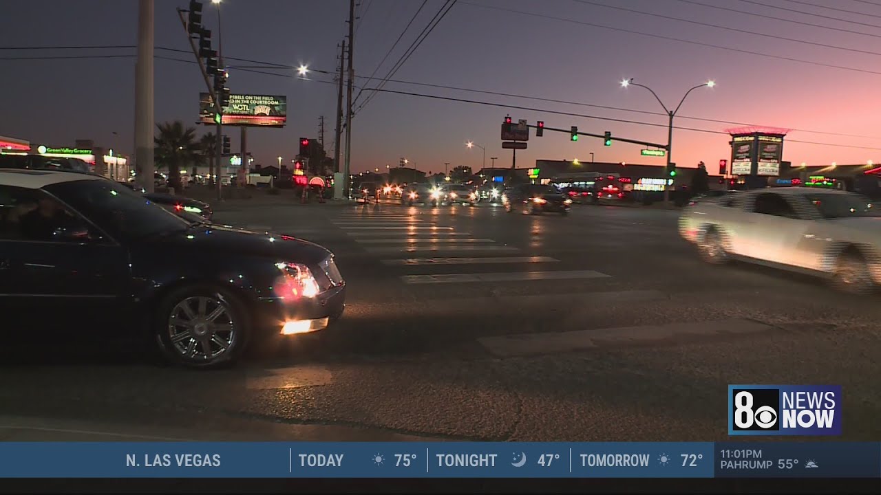 Las Vegas police release list of intersections with most crashes in January