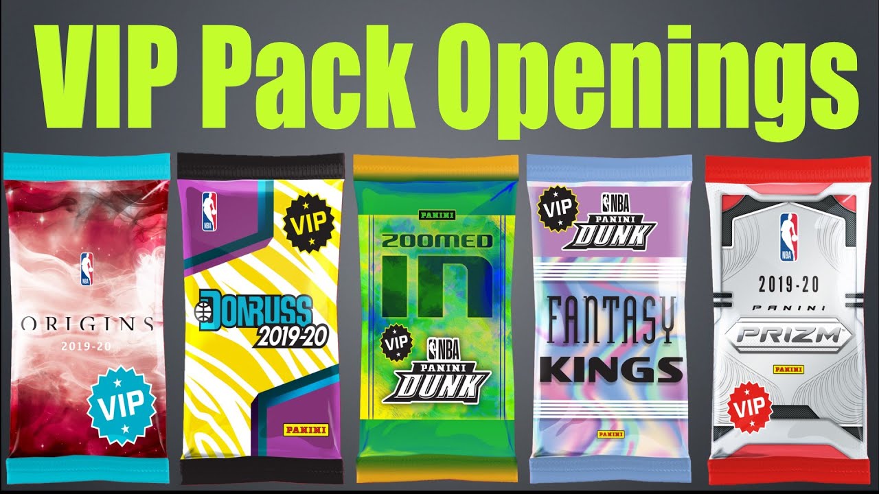 201920 Panini Dunk VIP packs plus Bonus spins, packs and Mystery Box