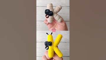 Alphabet Lore "K vs k" ASMR Needlefelt Battle ⚔️ #shorts #alphabetlore #mikesalcedo #asmr #crafts