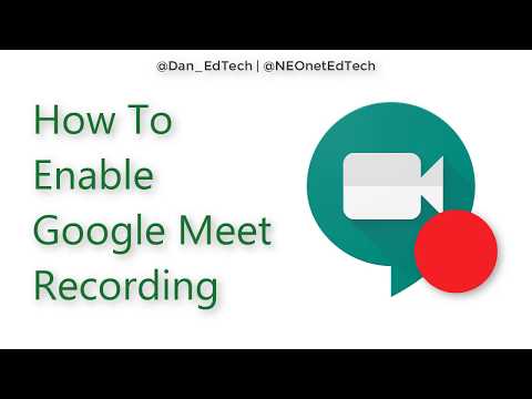 Video: How To Enable Recording