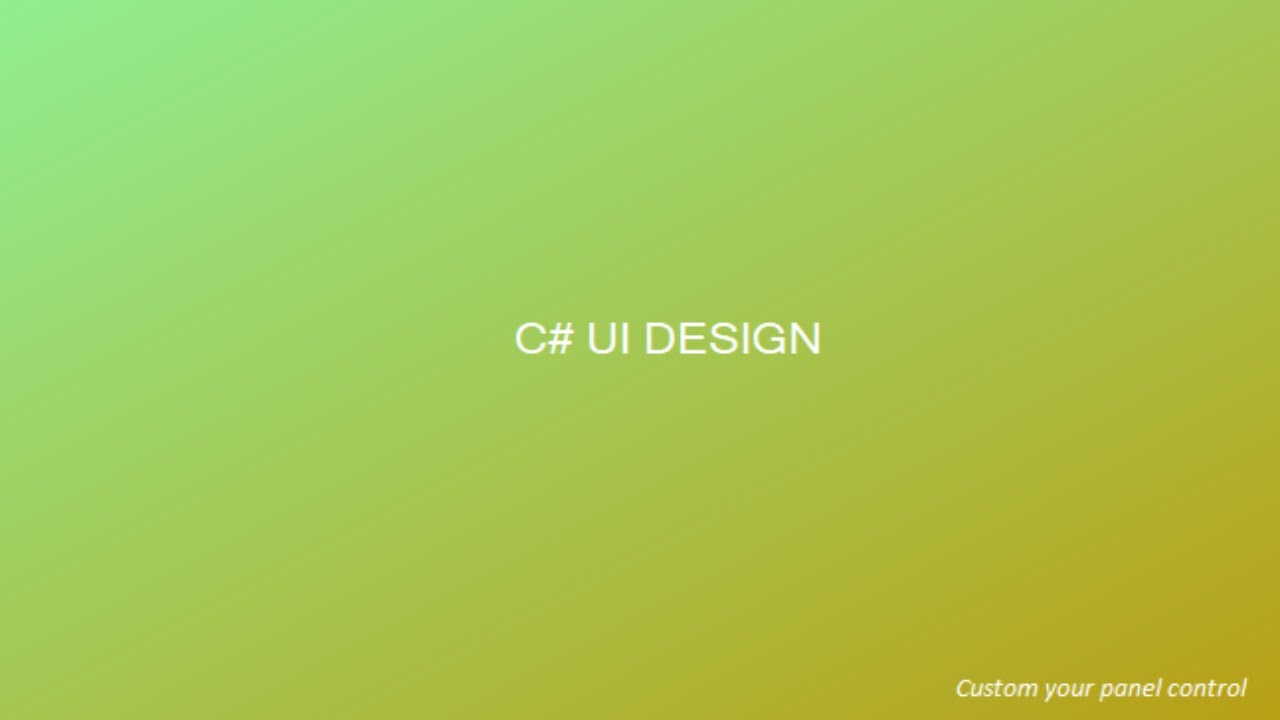 Tạo gradient panel với C# trở nên dễ dàng hơn bao giờ hết với FoxLearn trên YouTube. Hãy cùng xem hình ảnh liên quan để học cách tạo Gradient Panel dễ dàng và nhanh chóng.