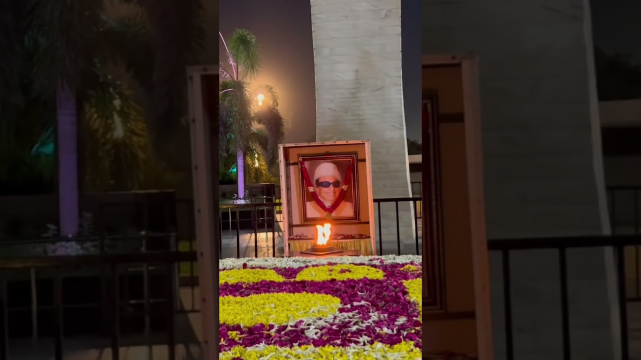 MGR & Amma Memorial Park Chennai🌸