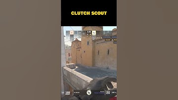 CLUTH SCOUT #cs #cs2 #csgo #cs2clips #dust2  #shorts #shortsfeed #shortsvideo #shortsvideos