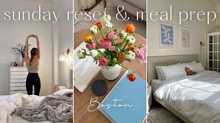 SUNDAY VLOG | weekly reset, meal prepping