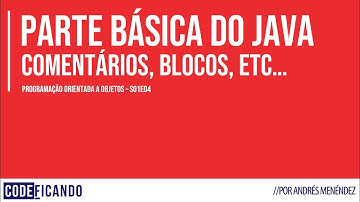 Parte básica do Java  - POO - s01e04