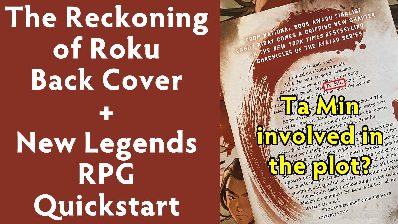 The Reckoning of Roku Back Cover Preview + New Legends RPG Quickstart ...