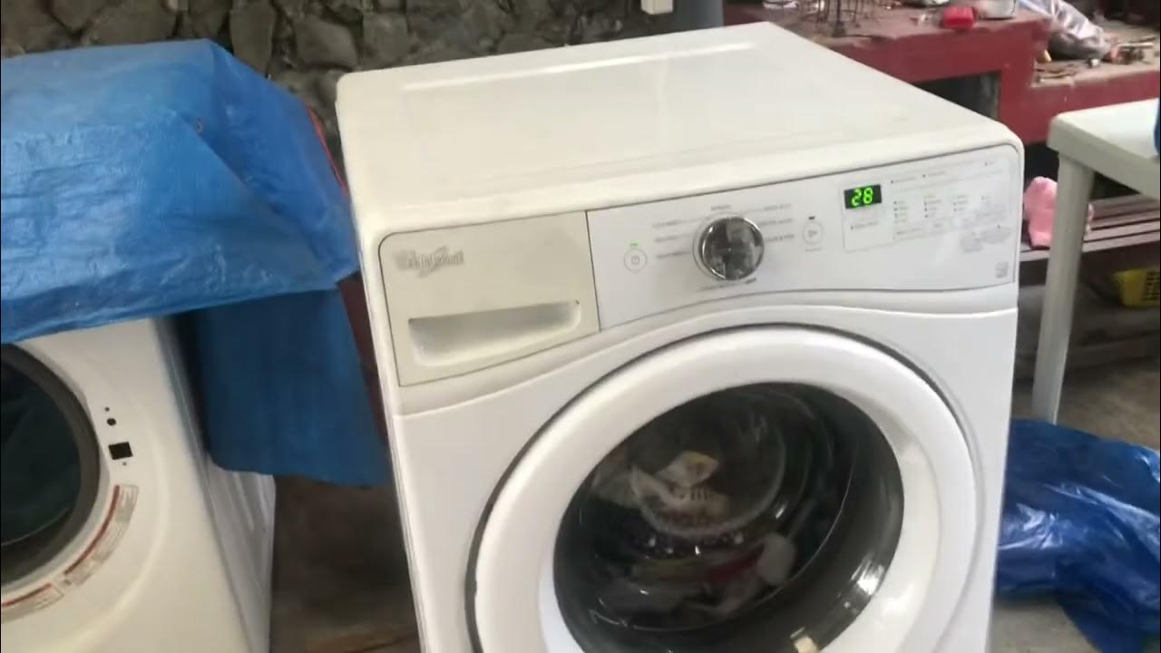 Whirlpool front load washer drain pump replacement YouTube