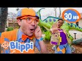 What's that Sound? The Dino Dance Stomp!!🦖 | Blippi Songs 🎶| Educational Songs For Kids