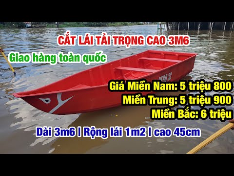 Video CHI TIẾT XUỒNG CẮT LÁI 3M6 TẢI TRỌNG CAO | COMPOSITE... - youtube