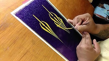 How To Pinstripe: Simple Pinstriping Design #4