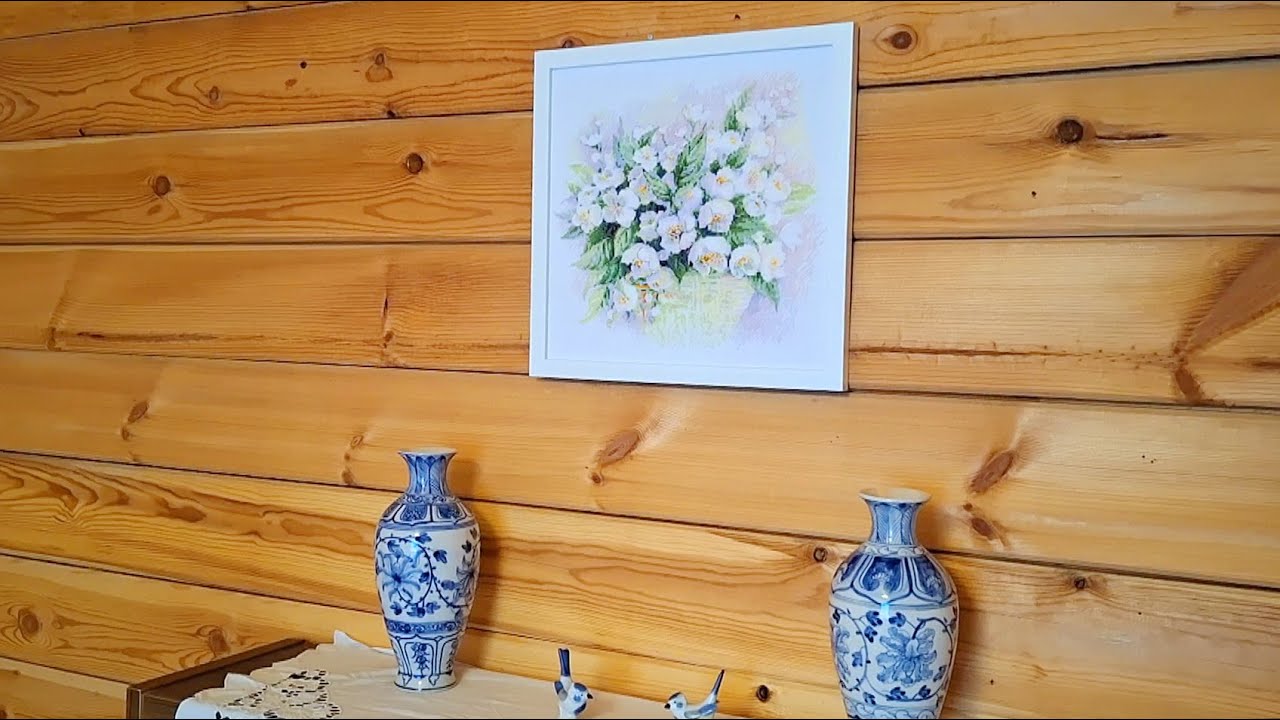 ВЫШИВКА в ИНТЕРЬЕРЕ дачи 2024