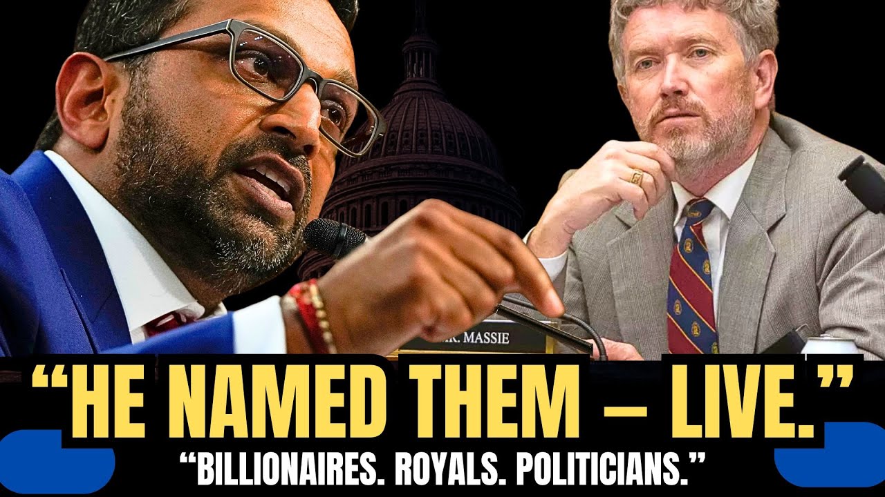 Patel PANICS as Massie Reads the Epstein Files LIVE