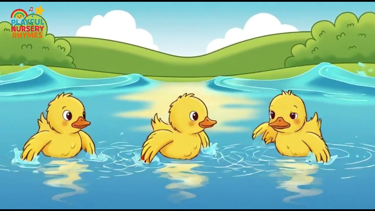 Five little ducks 🦆 fun toddler learning nursery rhyme