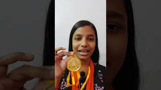 Today I got my 5th gold medal 🥳 |Jyoti Verma |  #shorts