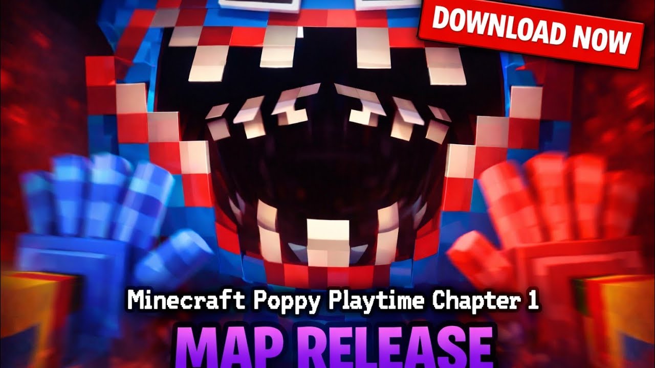 I Recreated Poppy Playtime Chapter 1 in Minecraft BE/PE 1.21.210 + (Map Release)