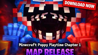 I Recreated Poppy Playtime Chapter 1 in Minecraft BE/PE 1.21.120 + (Map Release)