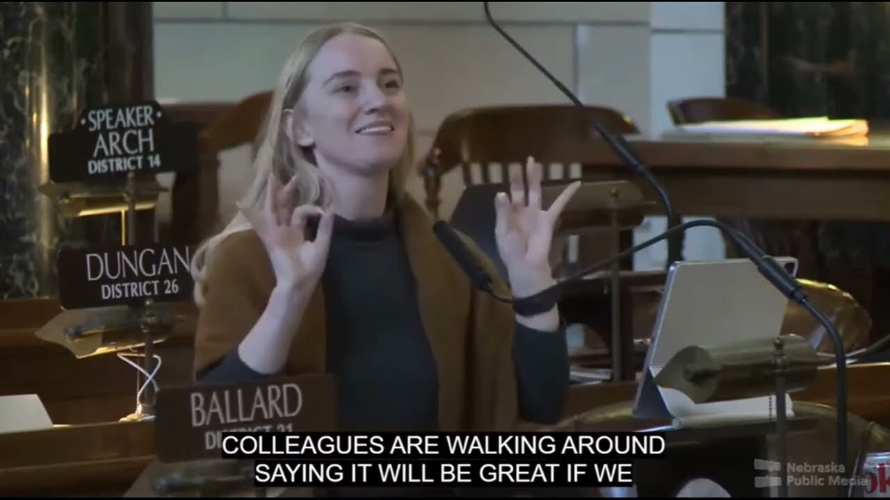 Senator Megan Hunt Exposes Political Games in Nebraska's Electoral College Battle