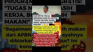 UAS Kritik Pedas Program Makan Gratis#video #media #uas