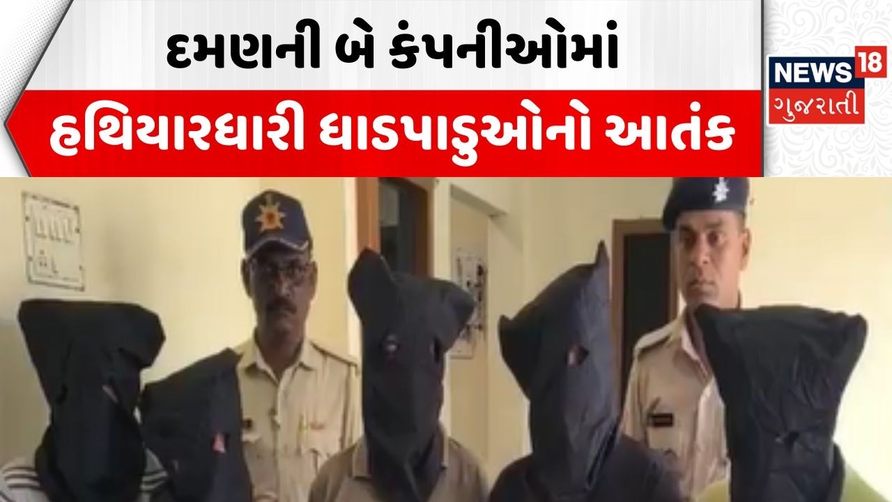 Daman Nuisance News | દમણની બે કંપનીઓમાં હથિયારધારી ધાડપાડુઓનો આતંક | Weapon | Gujarati News