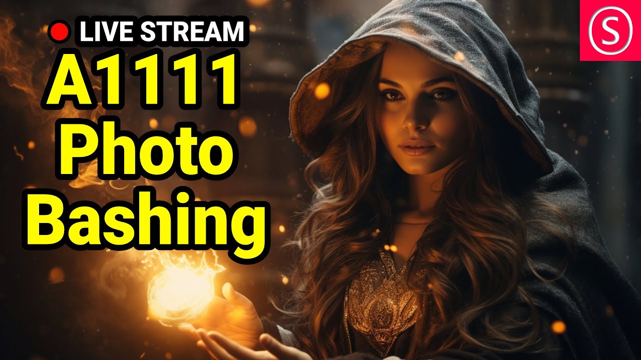 A1111 Photo Bashing – Live Stream – Join me & Have Fun A1111 Photo Bashing – Live Stream – Join me & Have Fun