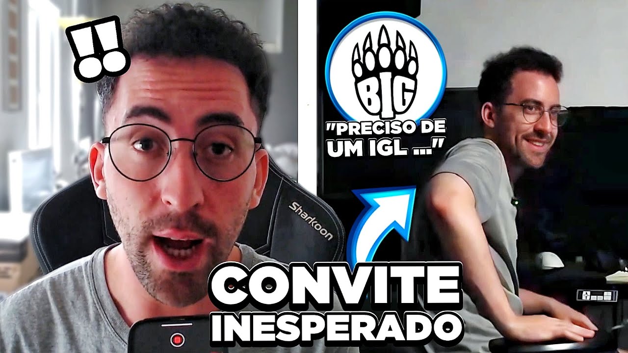 😱 VOU JOGAR contra a BIG NA EUROPA!? (CONVITE INESPERADO !!!)