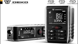 DEKO  Handheld Laser Distance Meter Mini Laser Rangefinder Laser Tape Range Finder Diastimeter Measu
