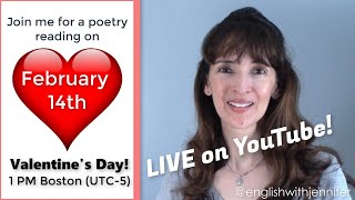 LIVE Valentine's Day Poetry Reading with Jennifer screenshot 5