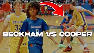 14 YEAR old BECKHAM BLACK goes HEAD to HEAD with DUKE commit COOPER FLAGG!!