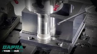 Long-Reach Profile Milling – Constant Ramping with Dapra's DSS 90-degree Shoulder Milling Cutter