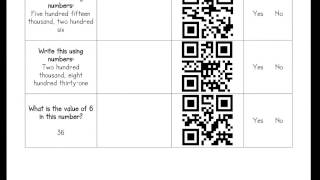 QR Codes during Guided Math