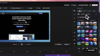 Change Your Screen Recording Background in ScreenKite | A Screen Studio & Loom Alternative screenshot 3