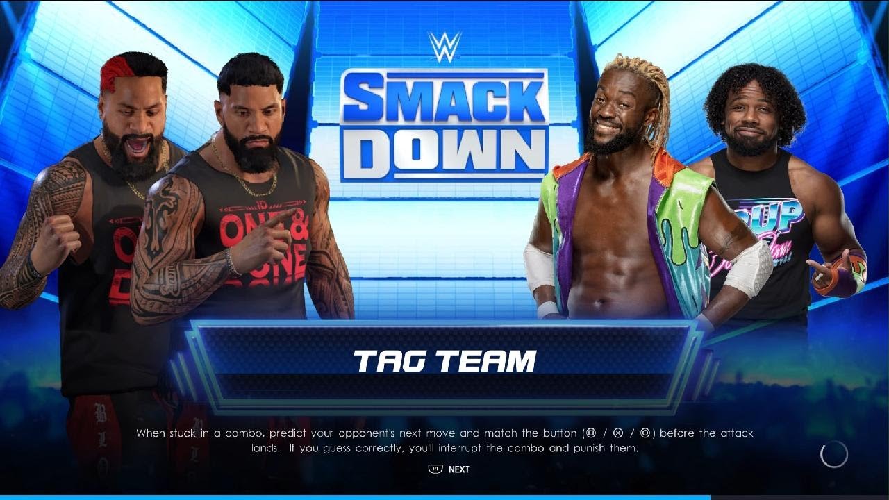 The Usos vs The New Day WWE 2K22