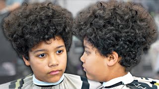 NEW TRIMMERS ALERT HAIRCUT TUTORIAL CONTOUR FADE CURLY TOP HIGH TOP