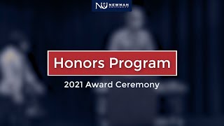 Honors Program - 2021 Award Ceremony