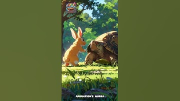 "🐢 The Tortoise and The Hare - A 3D Animated Moral Story | Slow and Steady Wins the Race 🏁"#rabbit