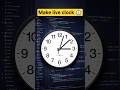 Made analog clock using HTML and CSS #coding #ytshorts