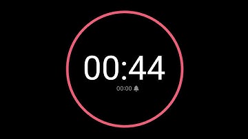 44 Second Countdown Timer / iPhone Timer Style