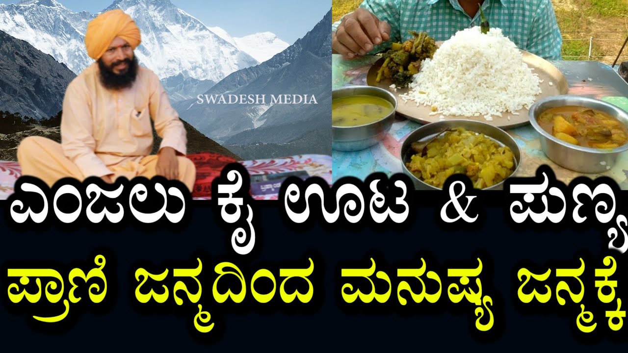 Yogananda Guruji 35 | ಎಂಜಲು ಕೈ ಊಟ & ಪಾಪ ಪುಣ್ಯ | ಪ್ರಾಣಿ ಜನ್ಮದಿಂದ ಮನುಷ್ಯ ಜನ್ಮಕ್ಕೆ