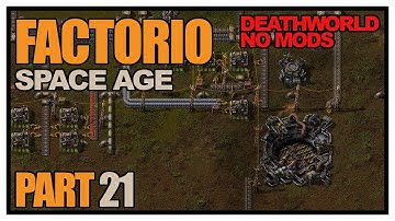 Factorio Space Age - Episode 21 - Slowly onwards to space, rocket silo done! (Deathworld, no mods)