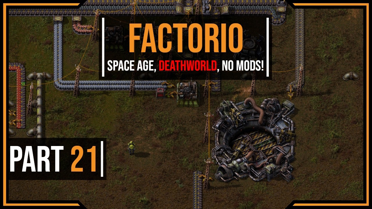 Factorio Space Age - Episode 21 - Slowly onwards to space, rocket silo ...