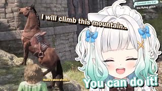 Mint loses it at Oblivion horse bugging out 【Maid Mint Fantome】